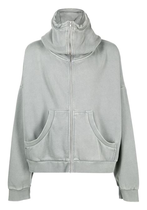 Grey zip-up hooded sweatshirt Entire Studios - unisex